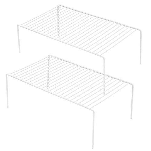 GEDLIRE Cabinet Storage Shelf Rack Set of 2