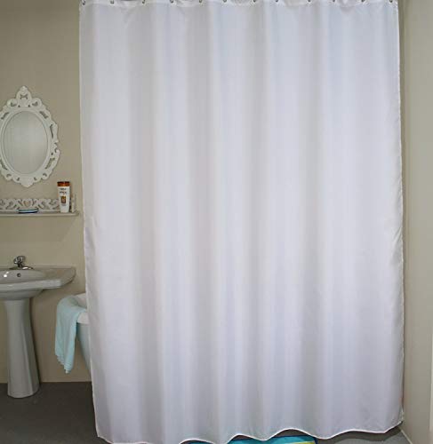 Half Size Stall Shower Curtain - Waterproof and Durable Fabric