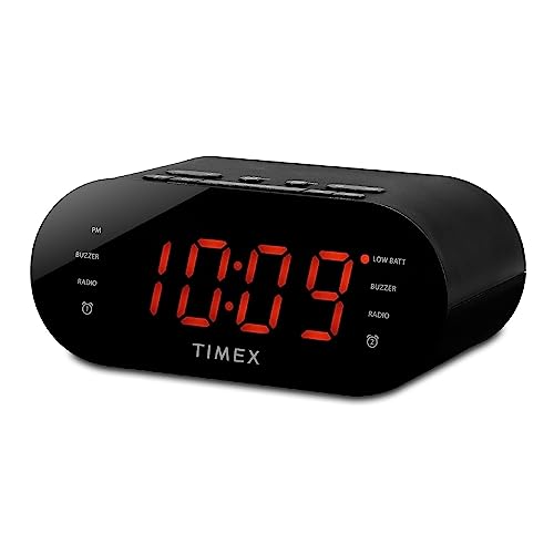 Timex Alarm Clock With AM/FM Radio And 20 Station Presets