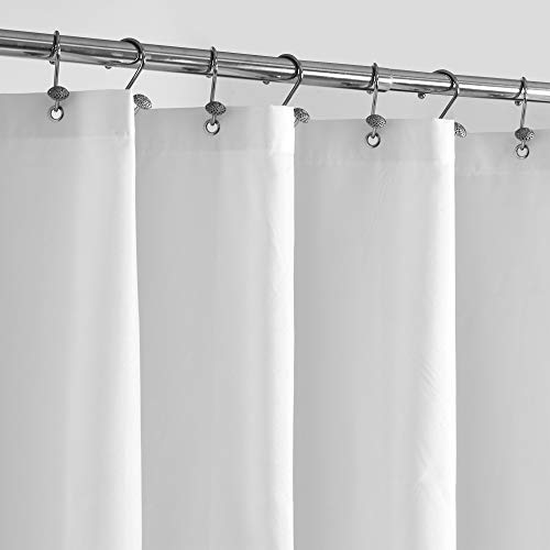Waterproof Fabric Shower Curtain Liner with 3 Magnets