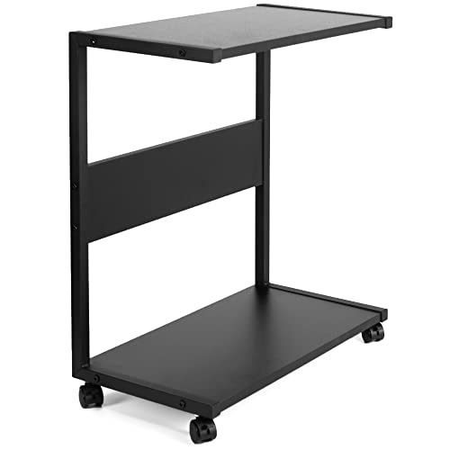 VIVO Mobile PC Cart with Storage - Convenient and Stylish Workstation Organization