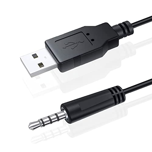 3.5mm AUX Audio Jack Cable to USB Adapter Cord