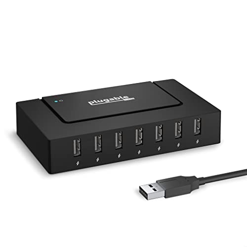 Plugable 7 Port USB Hub - Expand Your Laptop's Data Transfer Capabilities