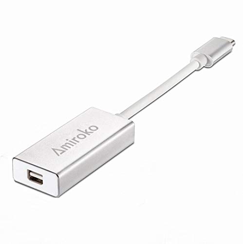 Amiroko USB-C to Mini DisplayPort Adapter - Connect USB Type C to Mini DP with Ease