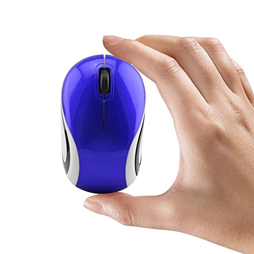 elec Space Mini Wireless Mouse for Travel (Blue)