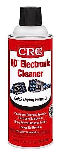 CRC Quick Dry Electronic Cleaner, 11 oz, 12 Pack