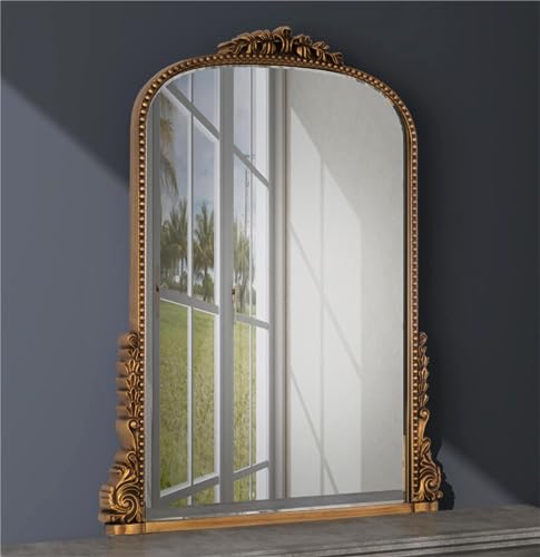 Large Vintage Wall Mirror Decorative Baroque Arch Mirrors