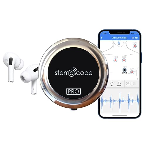 Stemoscope® PRO Digital Stethoscope – Digital Amplification, Tubeless Design