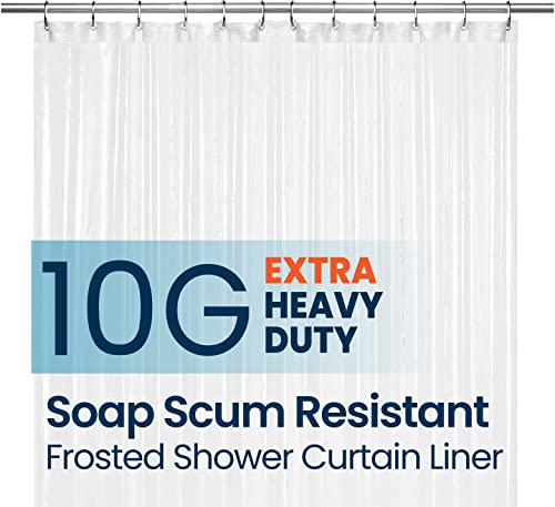LiBa Bathroom Shower Curtain Liner - Premium PEVA Non-Toxic Shower Liner