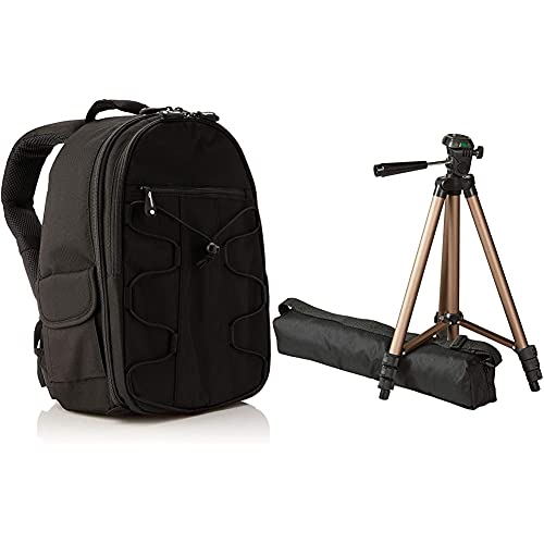 Amazon Basics Camera Backpack and Lightweight Tripod Stand