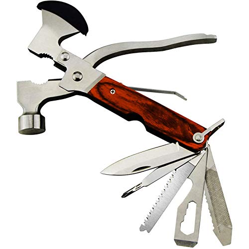 Camping Gear Multitool: 18-in-1 Survival Tool for Outdoor Adventures