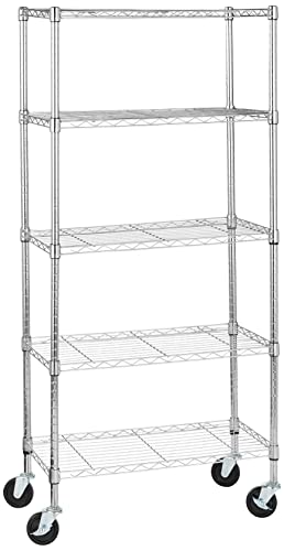 AmazonBasics 5-Shelf Storage Shelving Unit