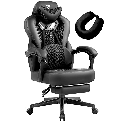 Vigosit Gaming Chair with Footrest - Comfortable and Ergonomic