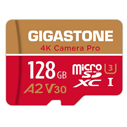 Gigastone 128GB Micro SD Card with Free Data Recovery