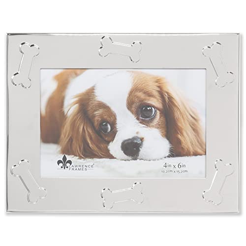 Silver Metal Dog Picture Frame
