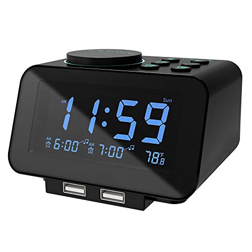 uscce Digital Alarm Clock Radio