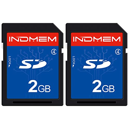 INDMEM 2GB Class 4 Flash Memory Card (2 Pack)