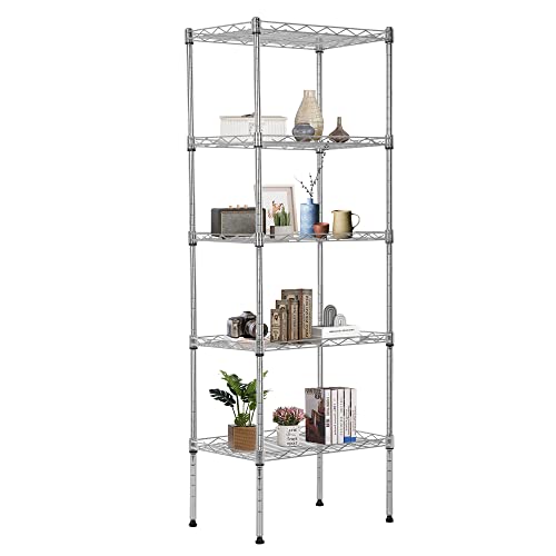 Adjustable Metal Shelves for Kitchen and Garage Storage