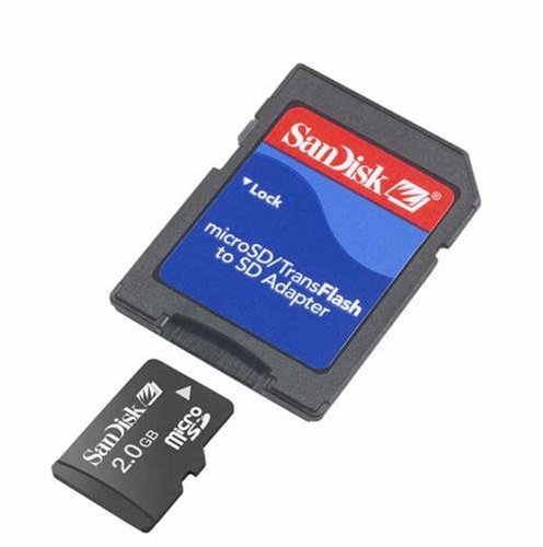 Sandisk 2GB MicroSD TransFlash Memory Card