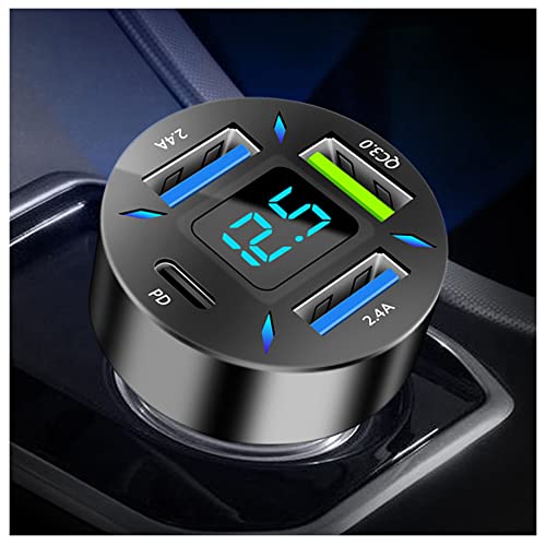 Super Fast Car Charger with USB PD&QC 3.0