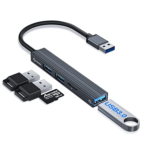 Mini USB Hub - 4-in-1 Multi-Port Adapter