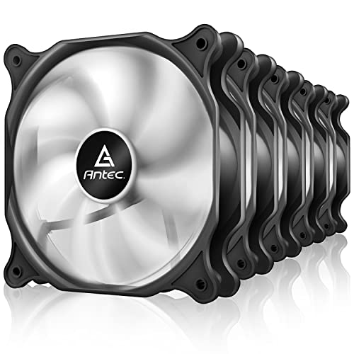 Antec 120mm Case Fan, PC Case Fan High Performance, 3-pin Connector, F12 Series 5 Packs