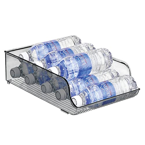 mDesign Water Bottle Organizer Tray Rack