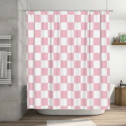 Ohocut Checkered Shower Curtain