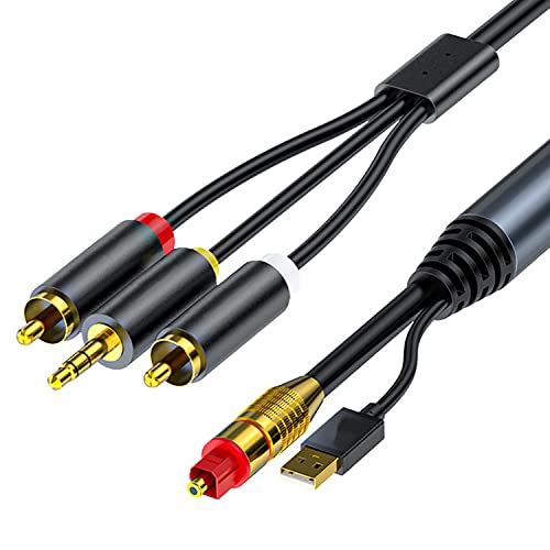GIRKING Digital Audio Cable for PS4, Xbox, HDTV
