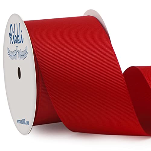 Red Grosgrain Ribbon 2-inch x 10 Yards