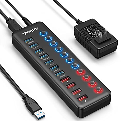 Wenter USB 3.0 Hub, 11-Port Splitter with Charging Ports