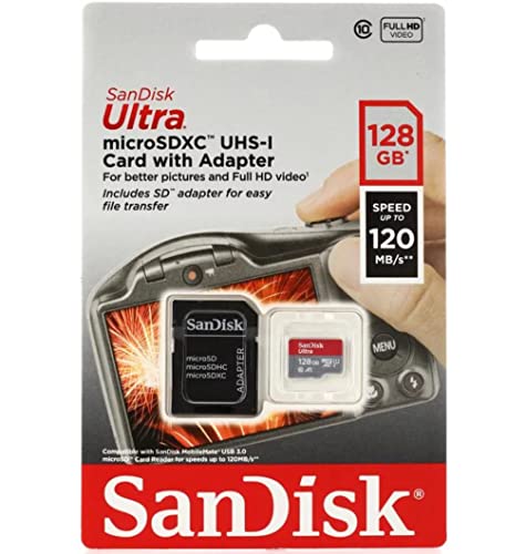 SanDisk Ultra 128GB microSD Memory Card
