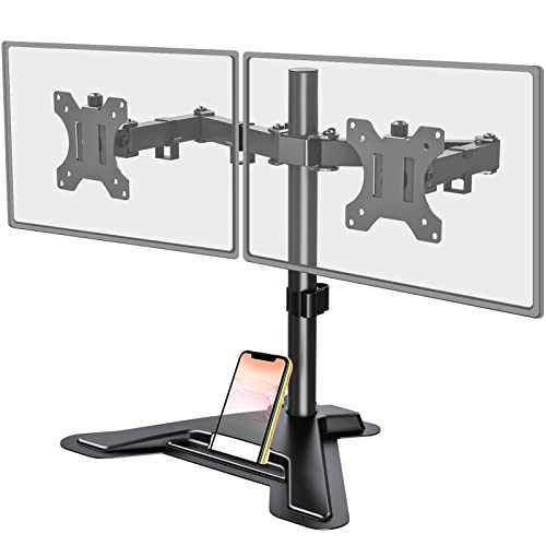 Dual Monitor Stand - Full Motion Desk Mount for 2 Screens
