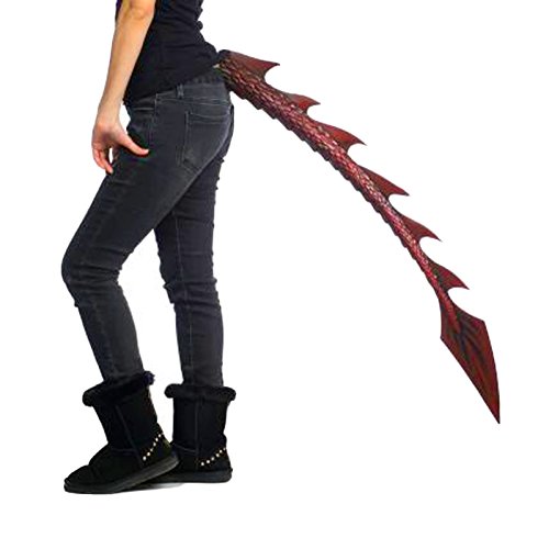 Red Dragon Tail Halloween Costume Accessory