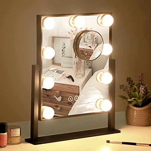 Kotdning Large Vanity Mirror with Lights