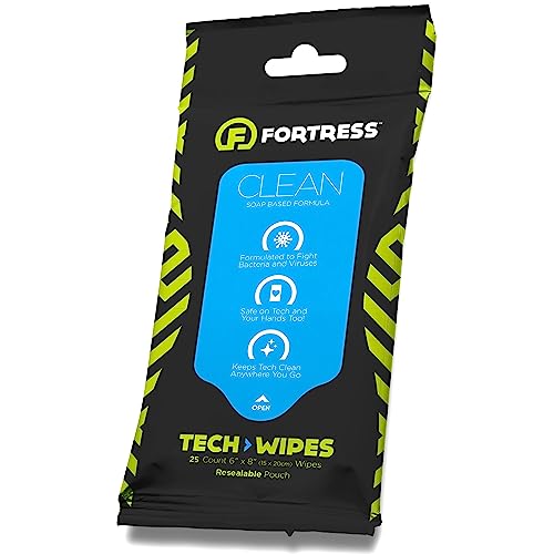 Fortress Tech Wipes - Convenient and Effective Cleaning for Your Devices