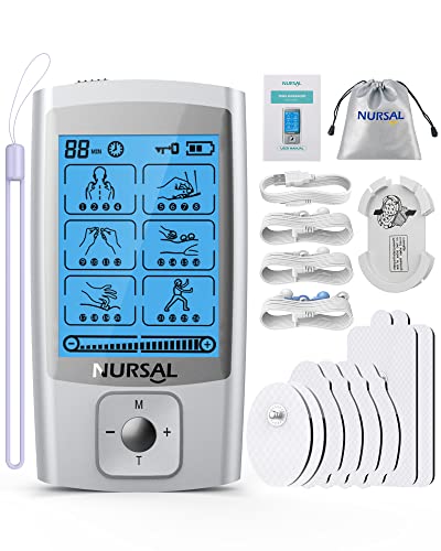 NURSAL TENS Unit Muscle Stimulator with 24 Modes