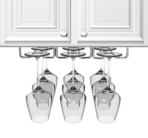 Under Cabinet Wine Glass Rack and Stemware Holder
