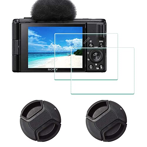 Sony ZV-1F Vlog Camera Screen Protector & Lens Cap Cover