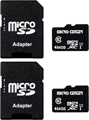 Micro Center 64GB Class 10 Micro SDHC Memory Card
