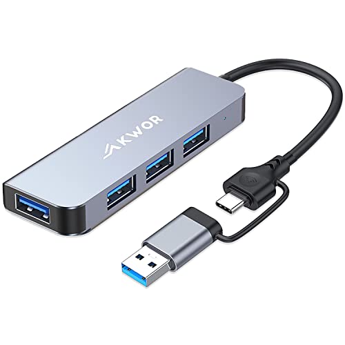 AKWOR USB Hub 3.0 with 4 Ports