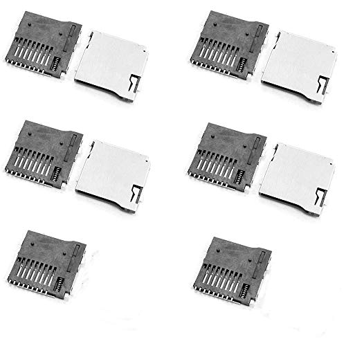 QMspring Micro SD Card Socket - 10-Piece Pack