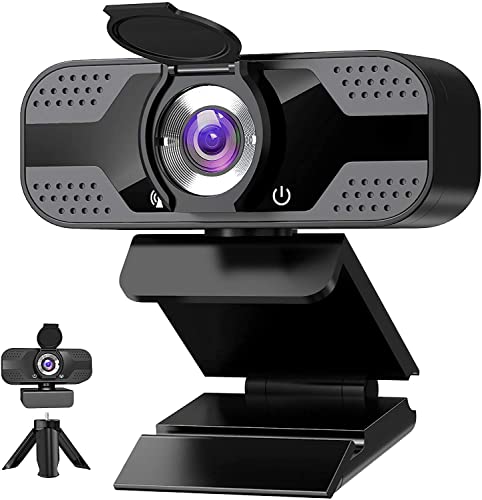 1080P HD USB Webcam with Microphone and Privacy Cover