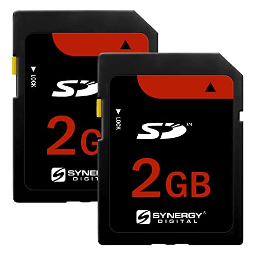 Synergy 2GB SD Memory Cards - Pack of 2