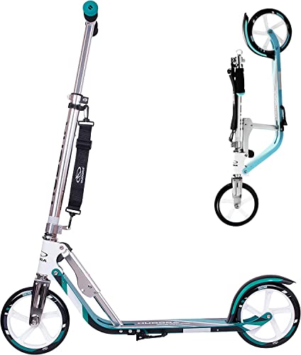 HUDORA Scooter for Kids 6-12 - Lightweight Durable All-Aluminum Frame