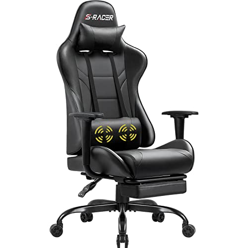 Homall Gaming Chair with Massage and Footrest