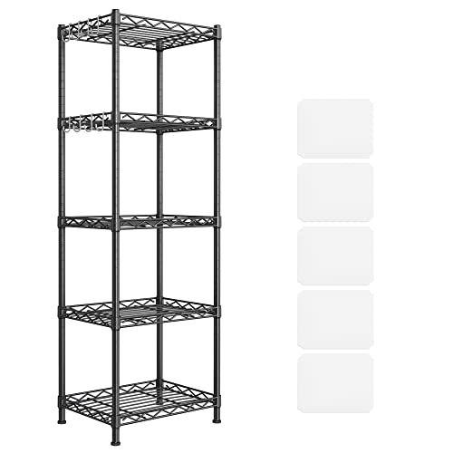 Space-Saving Kitchen Storage Rack with Adjustable Shelves