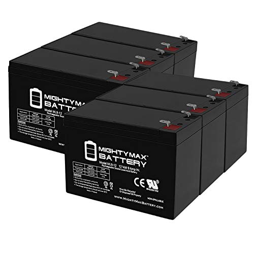 12V 9AH Battery - 6 Pack