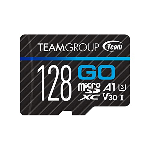TEAMGROUP GO Card 128GB Micro SDXC UHS I U3 V30 4K