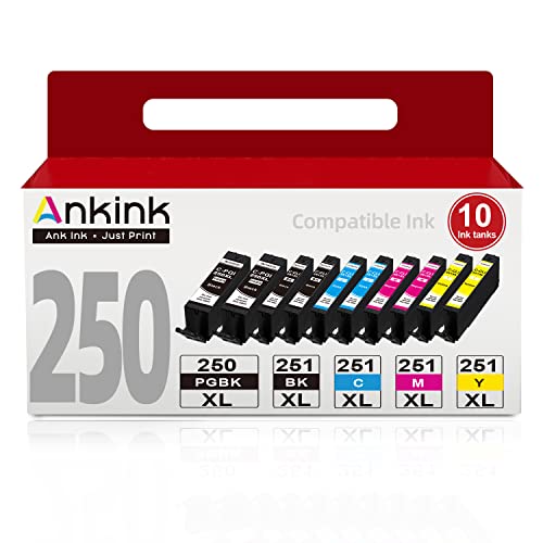 Ankink High Yield Printer Ink Cartridge Combo